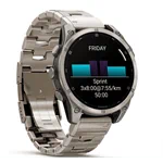 יבואן רשמי-שעון ספורט Garmin Fenix 8 Sapphire Titanium 47mm 010-02904-40H
