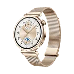 יבואן רשמי-שעון חכם HUAWEI WATCH GT 5 41mm (JNA-B19) Gold Milanese Strap