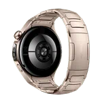 יבואן רשמי-שעון חכם HUAWEI WATCH 5 42mm (SOC-AL00) Sand Gold Titanium Strap 2