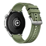 יבואן רשמי-שעון חכם HUAWEI WATCH GT 4 46mm (PNX-B19) Green Woven Strap 2