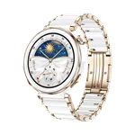 יבואן רשמי-שעון חכם WATCH GT 5 Pro 42mm (JNA-B29) White Ceramic Strap​