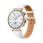 יבואן רשמי-שעון חכם HUAWEI WATCH GT 5 41mm (JNA-B19) White Composite Leather Strap​​