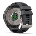 יבואן רשמי-שעון ספורט Garmin fēnix 9 Pro inReach 51mm Titanium with Graphite/Black Silicone band 010-04337-21H 2