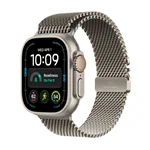 יבואן רשמי-שעון חכם Apple Watch Ultra 4 GPS + Cellular 49mm Titanium Milanese Loop Band 2