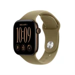 יבואן רשמי-שעון חכם Apple Watch Series 12 46mm Aluminum Case Rubber Sport Band GPS