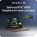 יבואן רשמי-מחשב נייד LG gram Pro Max 17" Copilot+ PC Intel® Core™ Ultra 9 32GB 1TB RTX 5050 17Z90UR-P.AU99U3 3