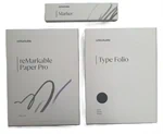 יבואן רשמי-מחברת דיגיטלית Remarkable Paper Pro 11.8" with Marker Plus Pen and Type Folio 3