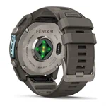 יבואן רשמי-שעון ספורט Garmin fēnix 9 51mm Titanium with Pebble Gray Silicone Band 010-04763-01H 2
