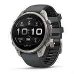 יבואן רשמי-שעון ספורט Garmin fēnix 9 Pro inReach 47mm Titanium with graphite/black silicone band 010-04336-26H
