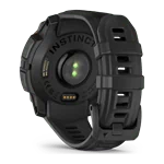 יבואן רשמי-שעון חכם Garmin Instinct 3 Solar 45mm Black Bezel with Black Band 2