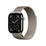 יבואן רשמי-שעון חכם Apple Watch Series 11 42mm Titanium Case Milanese Loop Band GPS + Cellular​