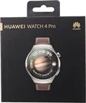 יבואן רשמי-שעון חכם Huawei Watch 4 Pro 47mm Titanium (MDS-AL00) Dark Brown Leather Strap Bluetooth 3