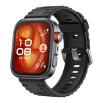 יבואן רשמי-שעון חכם HUAWEI Watch Fit 4 Pro 44.5mm Black Fluoroelastomer Strap