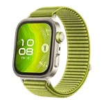 יבואן רשמי-שעון חכם HUAWEI Watch Fit 4 Pro 44.5mm Green Nylon Strap