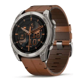 יבואן רשמי-שעון ספורט Garmin Fenix 8 AMOLED Sapphire Titanium 51mm 010-02905-40H