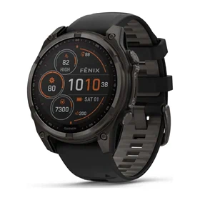 יבואן רשמי-שעון ספורט Garmin Fenix 8 Pro AMOLED Sapphire Titanium 47mm 010-02906-11H