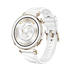 יבואן רשמי-שעון חכם WATCH GT 5 Pro 42mm (JNA-B29) White Fluoroelastomer Strap