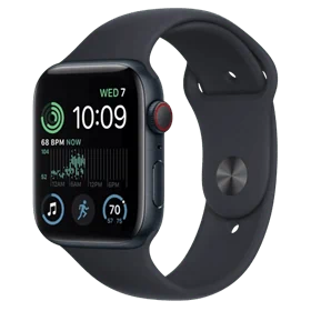 יבואן רשמי-שעון חכם Apple Watch SE 2nd Gen 44mm Aluminum Case Sport Band GPS + Cellular