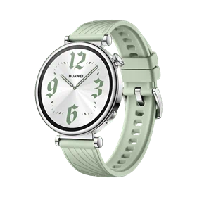 יבואן רשמי-שעון חכם HUAWEI WATCH GT 4 41mm (ARA-B19) Green Fluoroelastomer Strap