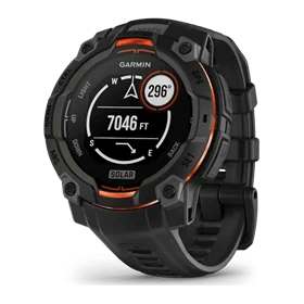 יבואן רשמי-שעון חכם Garmin Instinct 3 Solar 45mm Black Bezel with Black Band