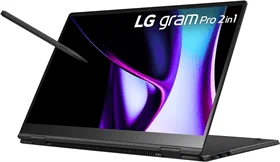 יבואן רשמי-מחשב נייד LG gram Pro 16” OLED 2in1 Intel® Core™ Ultra 7 16GB 1TB 16T90SP-K.AAB6U1 S-Pen