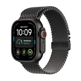 יבואן רשמי-שעון חכם Apple Watch Ultra 4 GPS + Cellular 49mm Titanium Milanese Loop Band