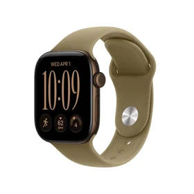 יבואן רשמי-שעון חכם Apple Watch Series 12 46mm Aluminum Case Rubber Sport Band GPS