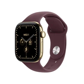 יבואן רשמי-שעון חכם Apple Watch Series 12 42mm Titanium Case Rubber Sport Band GPS + Cellular