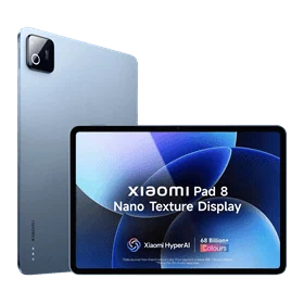 טאבלט Xiaomi Pad 8 11.2" 256GB 12Ram Wi-Fi Nano-Texture Glass גלובלי