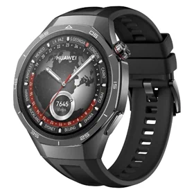 יבואן רשמי-שעון חכם HUAWEI WATCH GT 5 Pro 46mm (VLI-B29) Black Fluoroelast Strap