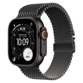 יבואן רשמי-שעון חכם Apple Watch Ultra 3 (2025) GPS +Cellular 49mm Titanium Case with Natural Titanium Milanese Loop
