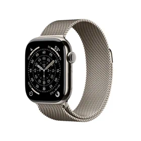 יבואן רשמי-שעון חכם Apple Watch Series 11 42mm Titanium Case Milanese Loop Band GPS + Cellular​