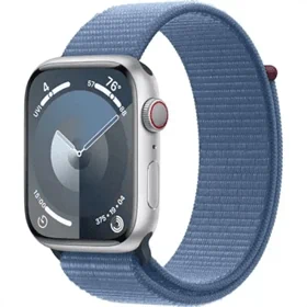 יבואן רשמי-שעון חכם Apple Watch Series 9 41mm Aluminum Case Textile Sport Loop GPS + Cellular