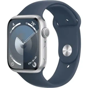 יבואן רשמי-שעון חכם Apple Watch Series 9 45mm Aluminum Case Rubber Sport Band GPS