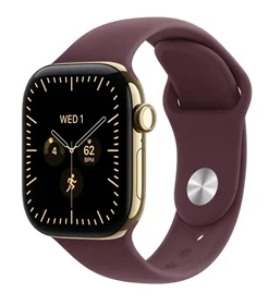 יבואן רשמי-שעון חכם Apple Watch Series 12 42mm Titanium Case Rubber Sport Band GPS + Cellular
