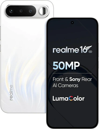 טלפון סלולרי Realme 16 5G 6.6" AMOLED 256GB 8GB RAM גלובלי