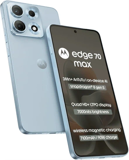 טלפון סלולרי Motorola Edge 70 MAX 5G 6.8" 256GB 12GB RAM גלובלי