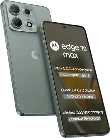 טלפון סלולרי Motorola Edge 70 MAX 5G 6.8" 256GB 8GB RAM גלובלי