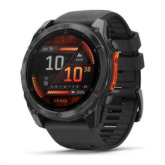 יבואן רשמי-‏‏שעון ספורט Garmin Fenix 8 AMOLED 51mm 010-02905-00H