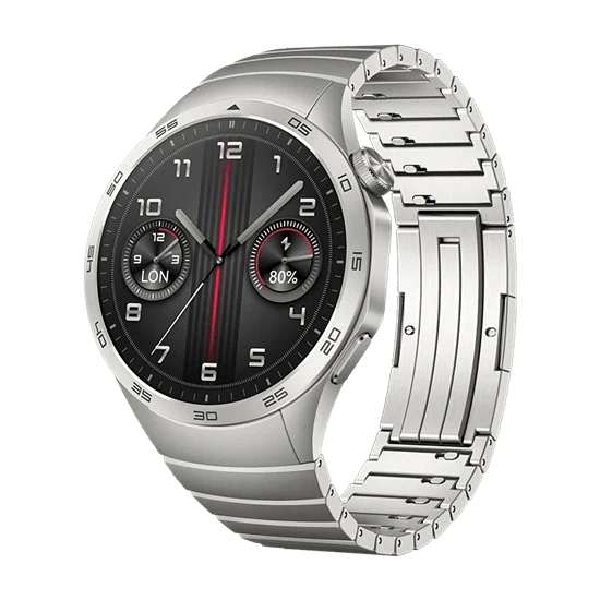 יבואן רשמי-שעון חכם HUAWEI WATCH GT 4 46mm (PNX-B19) Grey Stainless Steel Strap