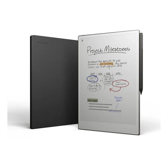 מחברת דיגיטלית Remarkable Paper Pro 11.8" with Marker Plus Pen and Book Folio