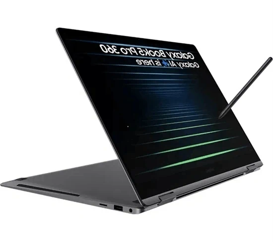 יבואן רשמי-מחשב נייד Samsung Galaxy Book5 pro 360 16" CoPilot+Pc Intel® Core™ Ultra 7 (Series 2) 32GB 1TB NP960QHA-KG1HK S-Pen