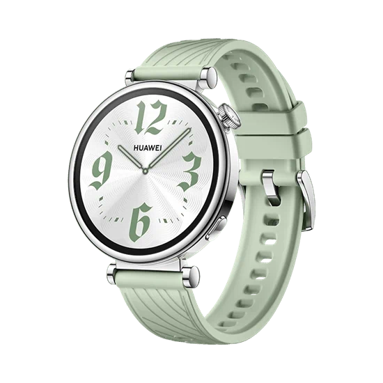 יבואן רשמי-שעון חכם HUAWEI WATCH GT 4 41mm (ARA-B19) Green Fluoroelastomer Strap