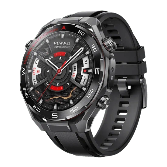 יבואן רשמי-שעון חכם Huawei Watch Ultimate 2 48mm Titanium Black Strap