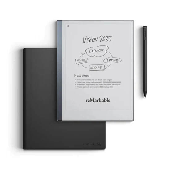 מחברת דיגיטלית Remarkable 2 10.3" with Marker Plus Pen and Book Folio