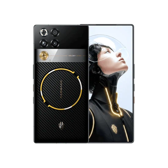 טלפון סלולרי ZTE Nubia Red Magic 11 Pro 6.9" AMOLED 1TB 24GB RAM Golden Saga Limited Edition Bundle גיימינג גלובלי