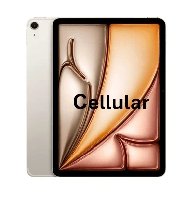 יבואן רשמי-טאבלט Apple ipad Air 13" M3 (2025) 1TB WiFi+Cellular