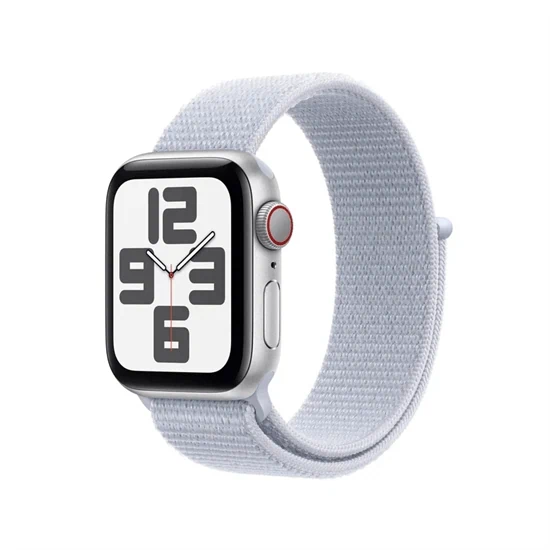 יבואן רשמי-שעון חכם Apple Watch SE 2nd Gen 2024 40mm Aluminum Case Textile Sport Loop GPS + Cellular