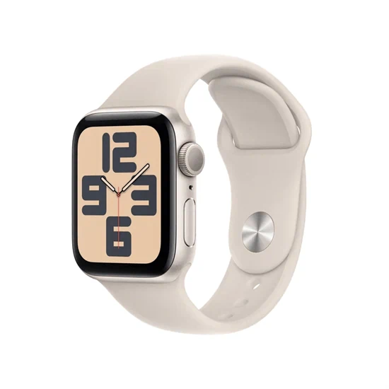 יבואן רשמי-שעון חכם Apple Watch SE 2nd Gen 2024 40mm Aluminum Case Rubber Sport Band GPS