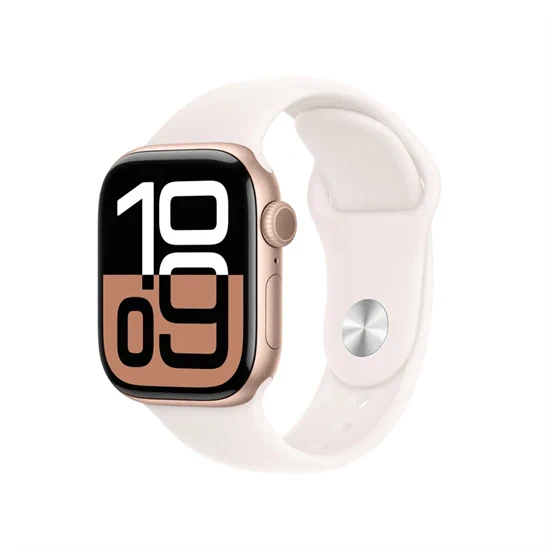 יבואן רשמי-שעון חכם Apple Watch Series 10 42mm Aluminum Case Rubber Sport Band GPS
